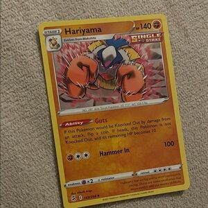 Hariyama Pokémon Card